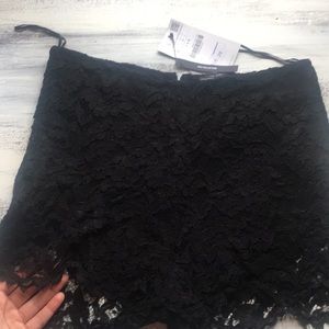 Flirty Lace Black shorts